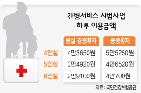 간병서비스 시범사업 하루 이용금액