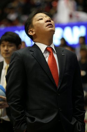허재 감독. 
