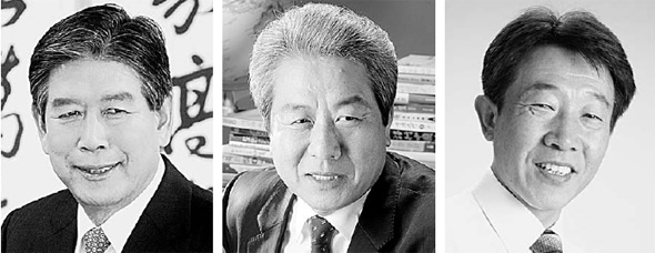 왼쪽부터 김상만씨, 김복만씨, 정인권씨.