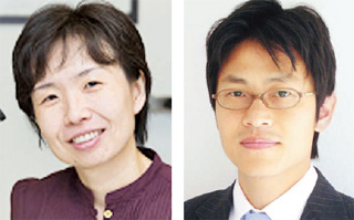 왼쪽부터 이지영 교수, 김준 연구원. 