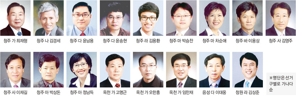 명단은 선거구별로 가나다 순 (※클릭하시면 더 크게 보실 수 있습니다.)