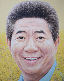 ‘노란선’ 넘어 노무현을 추모하다