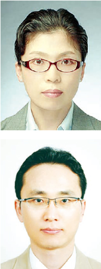 위부터 이성희(40) 박사와 의과대학 서검석(42) 교수