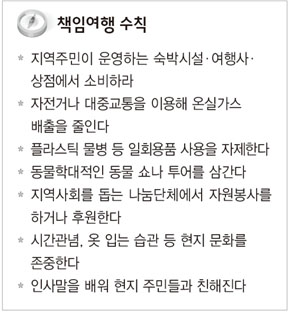 책임여행 수칙