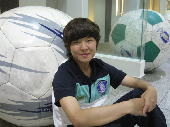 여자 축구스타 지소연