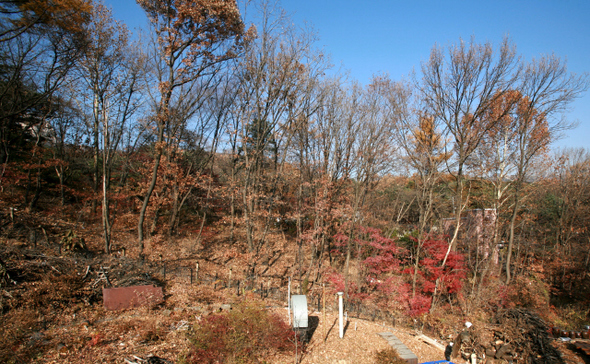 국내 유명로펌 대표의 아들이 지난해 3월 매입한 서울 강북구 우이동 일대의 땅 2275㎡(689평)가 환경부의 공원구역 해제 기준인 ‘소규모 마을’에 포함돼 이르면 올해 안에 국립공원 구역에서 해제될 전망이다. 박경만 기자