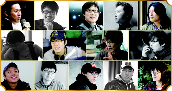(맨 위 왼쪽부터) 김형준, 장철수, 이승무, 송정우, 손수범, (둘째 줄 왼쪽부터) 장유정, 강대규, 김정훈, 김광식, (셋째 줄 왼쪽부터) 장건재, 정성일, 김민석, 권혁재, 신수원 감독.