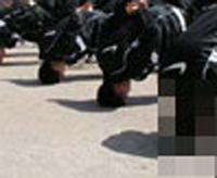 학교 폭력의 한 장면