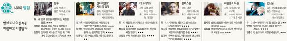 시네마 별점 (※클릭하면 확대)