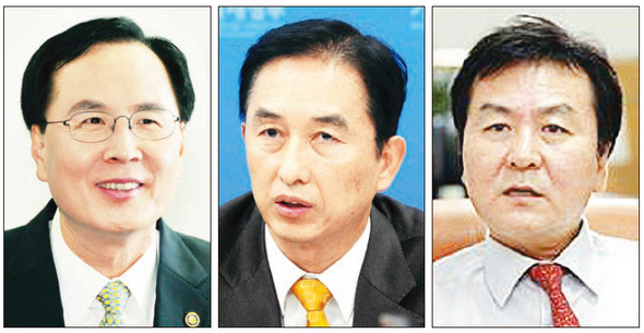 노대래 (방위사업청장), 최규연 (조달청장), 신제윤 (금융위부위원장)
