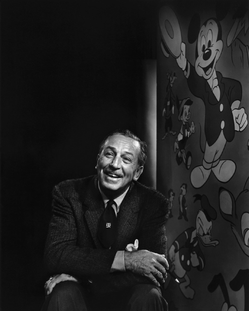 월트 디즈니 (1956) ⓒ1956 Yousuf Karsh