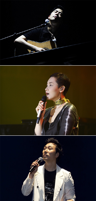 이적(위 사진), 이소라(가운데), 이문세(아래)