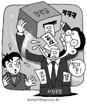 ‘생선가게 고양이짓’ 한 장학회 임원