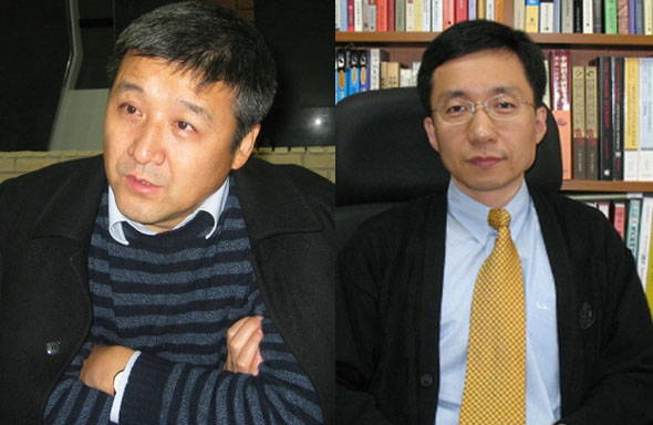 왕후이 칭화대 인문학원 교수, 백승욱 중앙대 교수