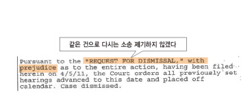 소송 취하서