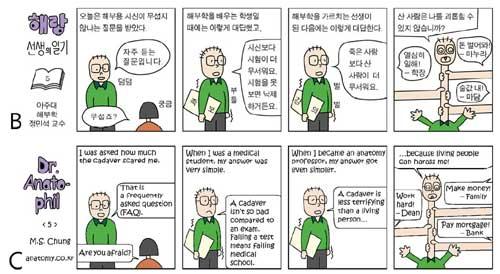 난해한 과학세계, 만화로 통하네