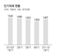 단기외채 현황