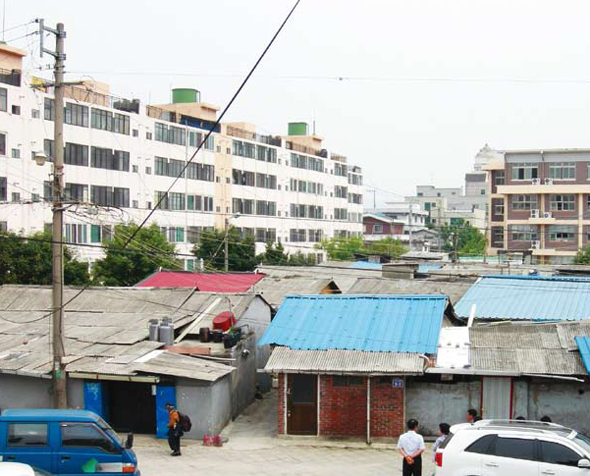 충북 청주 도심 속 한국전쟁 피란민촌