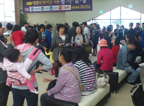 광양 ‘중동2차 대광로제비앙 허브’ 모델하우스 오픈첫날 내부, 자료제공 : 중동2차 대광로제비앙 허브