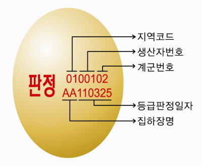 계란등급제, 신선하고 우수한 품질의 계란 선택하도록 도움, 자료제공 : 축산물품질평가원