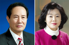 왼쪽부터 박기홍(66), 송순임(55) 의원.