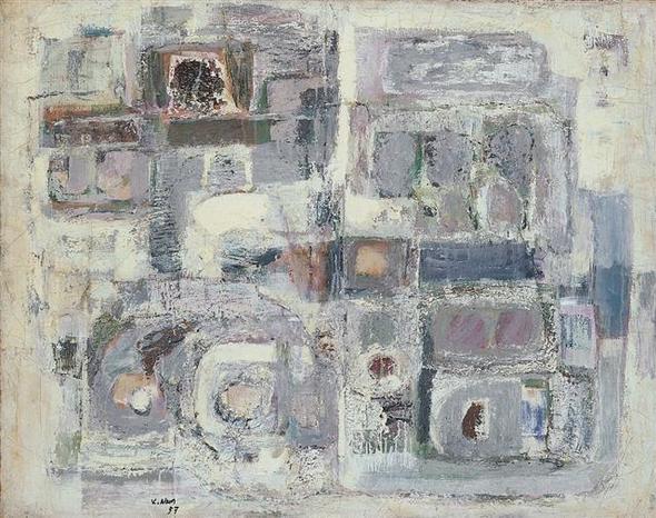 남관의 ‘무제’ 1957년 작.