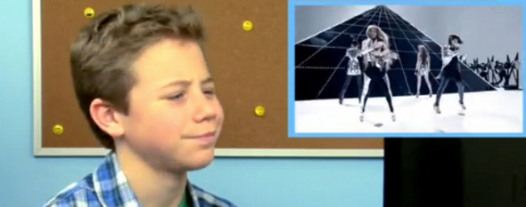 유튜브의 인기 영상물 시리즈인 ‘꼬마들 반응’(Kids React)의 한 장면.