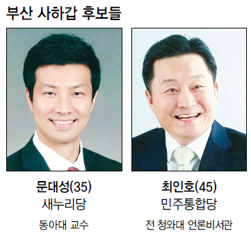 부산 사하갑 후보들