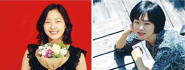 떠오르는 두 신인 여배우, ‘은교’의 김고은과 ‘코리아’의 한예리. 사진 이정아, 김태형 기자