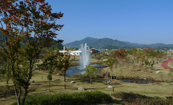 경남 함양군의 하림숲