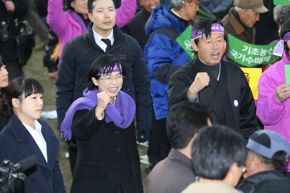 기호3번 이정희 후보. 류우종 기자