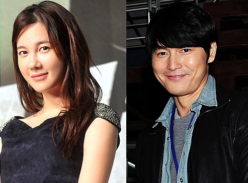 왼쪽부터 탤런트 이지아(34)·정우성(39)