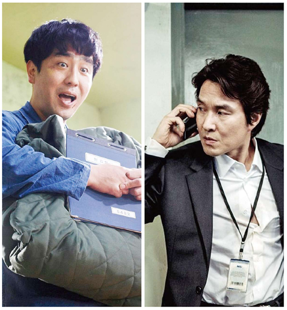 영화 <7번방의 선물>(왼쪽 사진)과 <베를린>(오른쪽)