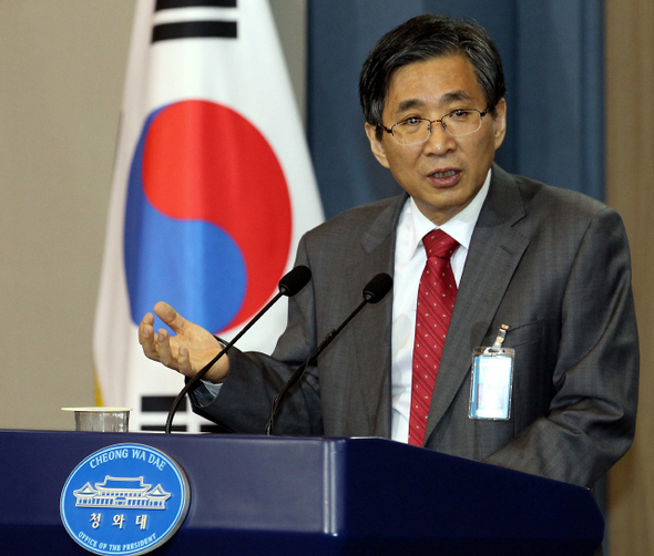 조원동 청와대 경제수석 /청와대사진기자단