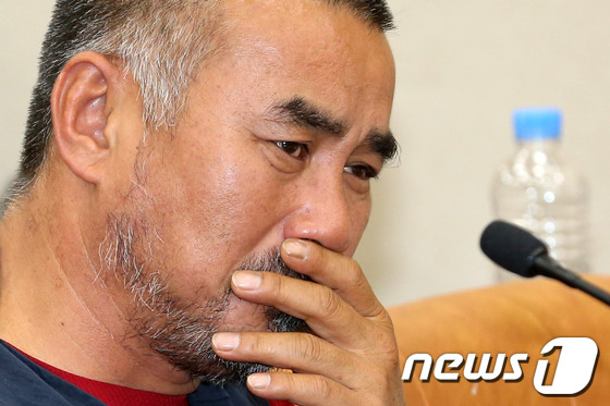 김정우 금속노조 쌍용차 지부장. 뉴스1