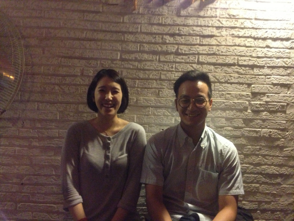 (왼쪽부터)지연지씨와 김재관씨