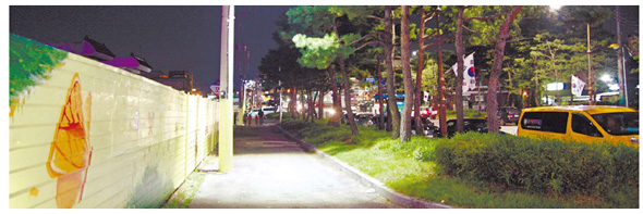 경찰이 충남 천안시 서북구 성정동의 천안 서부역 인근 길을 도시환경공학 이론에 따라 여성 안심 귀갓길로 조성했다. 환경 개선이 범죄 예방으로 이어질지 관심을 끈다. 