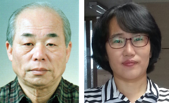 왼쪽부터 곽창록(78), 박미라(46)