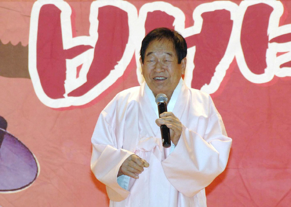 서도소리(중요무형문화재 제29호) 예능보유자 이은관 씨