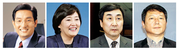 왼쪽부터 노영민·박영선·이종걸·최재성 의원