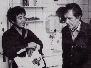백남준과 함께한 존 케이지(1972년). 아트센터 숨 제공