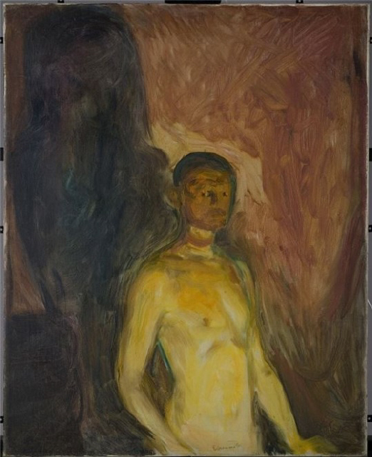 1903년작 ‘지옥에서의 자화상’.