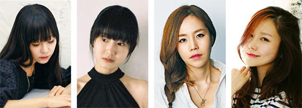 (왼쪽부터) 타루, 한희정, 프롬, 민채