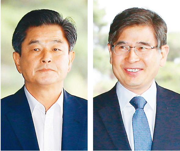 신학용(63·왼쪽 사진)·김재윤(49·오른쪽) 새정치 민주연합 의원.