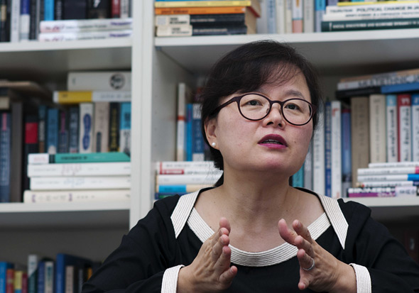 독일 베를린자유대학 한국학연구소 이은정(51) 소장. 사진/ 야지마 츠카사 photo21@hotmail.com
