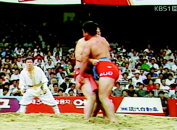 추석장사씨름대회.