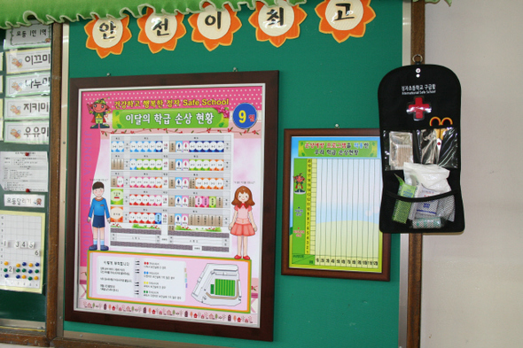 부산 광일초는 지난해 셉테드 기법을 적용해 학교 환경을 개선했다. 학교 뒤편 통로에 후문을 설치하고 학생들의 월담을 막기 위해 펜스를 설치해 담을 높였다.