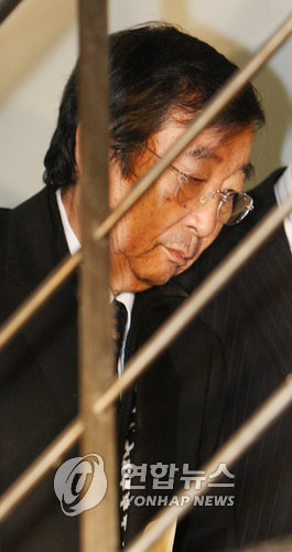 2008년 대우그룹 구명 로비사건 재판 당시의 조풍언 씨 (연합뉴스)