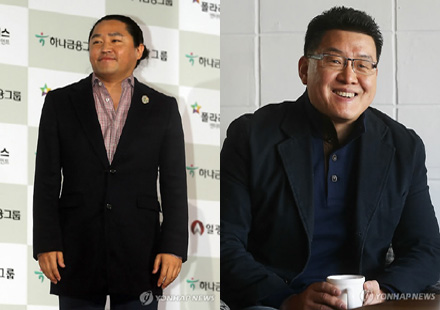 왼쪽부터 김한민 영화감독, 양우석 영화감독