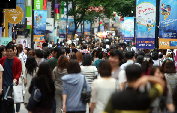 서울 명동. 연합뉴스